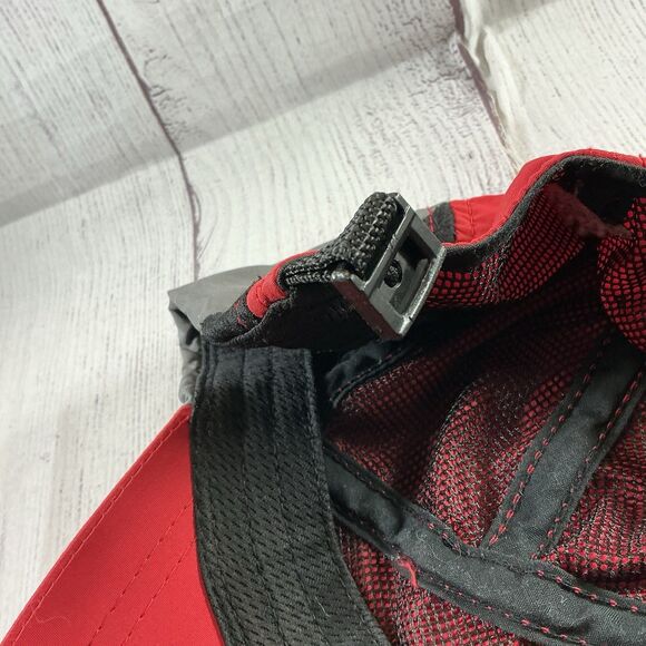 Teva Red Black Gray Outdoor Biker Runner Adjustable Hat Cap - Picture 15 of 16